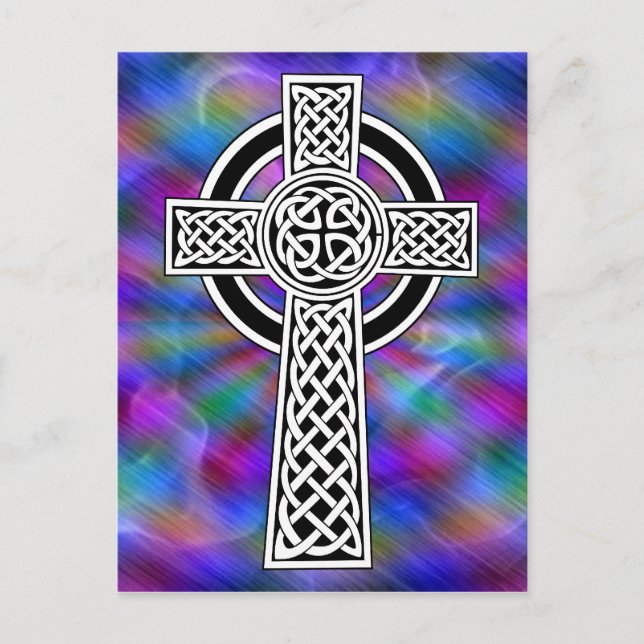 Carte postale Celtic Cross Wave (Devant)