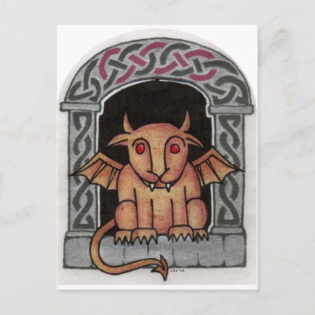Carte postale Celtic Gargoyle (Devant)