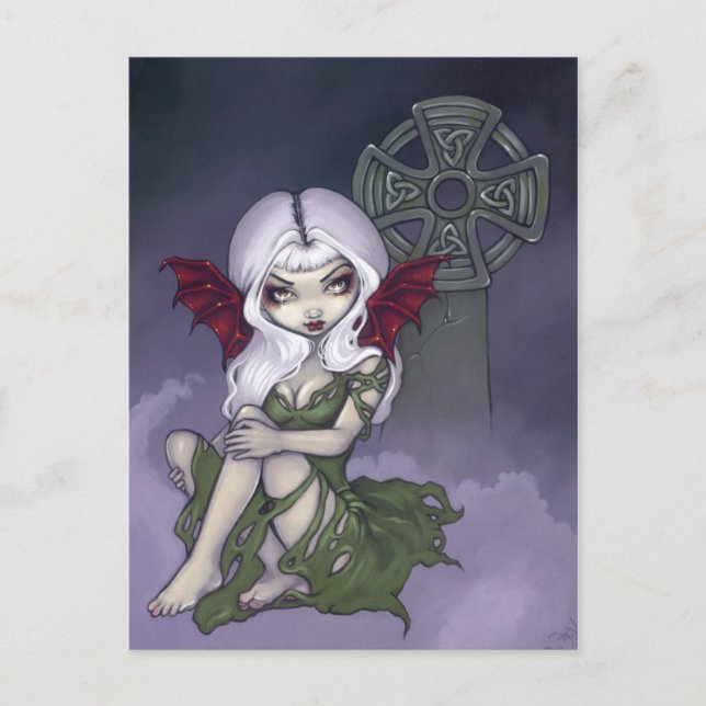 Carte postale "Cemetery Mist" (Devant)