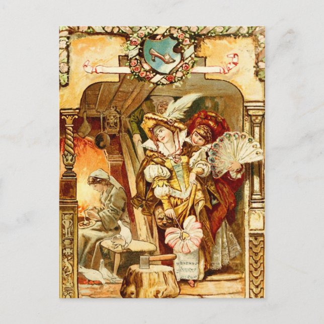 Carte Postale Cendrillon et les mauvais Stepsisters (Devant)