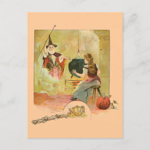 Carte Postale Cendrillon Et Sa Fée Dieu Mère