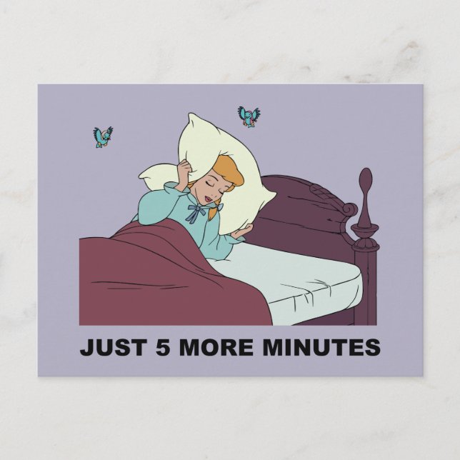 Carte Postale Cendrillon | Seulement 5 minutes de plus (Devant)