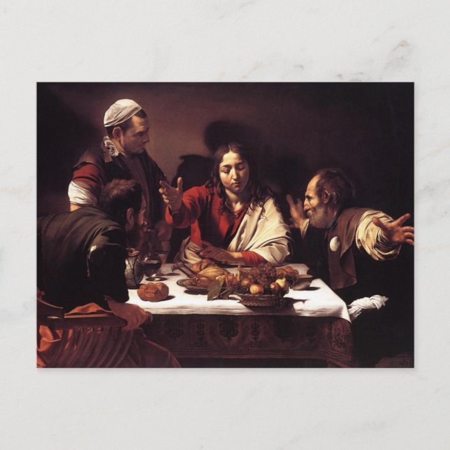 Carte Postale Cène à Emmaüs (Devant)