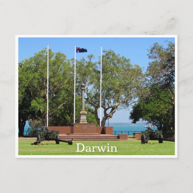 Carte Postale cénotaphe de Darwin (Devant)