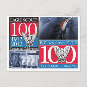 Carte postale centenaire Eagle Scout