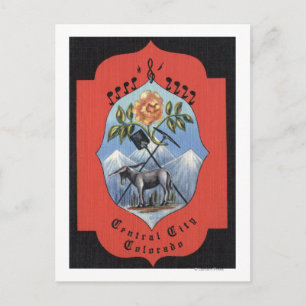 Carte Postale Central City, Colorado - Vue officielle du sceau d