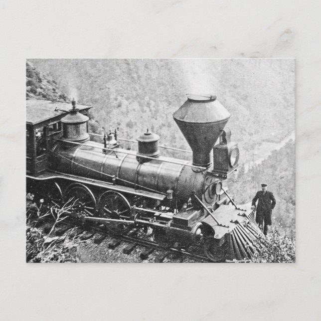 Carte Postale Central Pacific Railroad Cape Horn California (Devant)