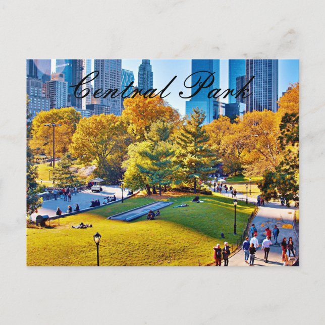 CARTE POSTALE CENTRAL PARK (Devant)