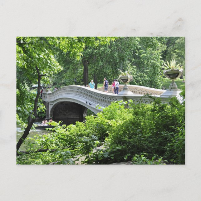 Carte Postale Central Park Bow Bidge (Devant)