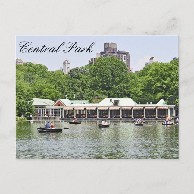 Carte Postale Central Park - Loeb Boathouse (Devant)