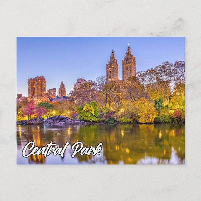 Carte Postale Central Park, Manhattan, New York, USA (Devant)