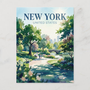 Carte Postale Central Park New York
