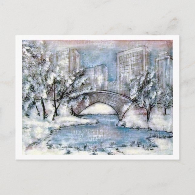 Carte Postale Central Park New York (Devant)