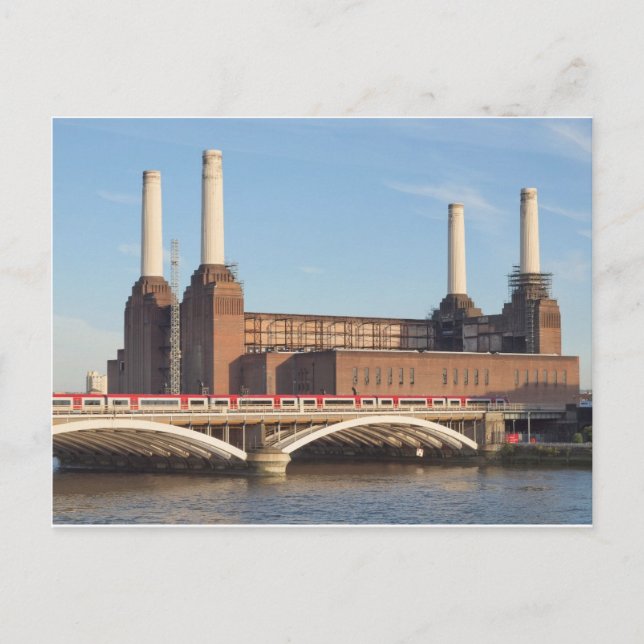 Carte Postale Centrale électrique de Battersea (Devant)