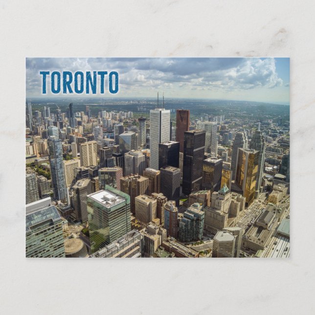 Carte Postale Centre d'affaires de Toronto (Devant)