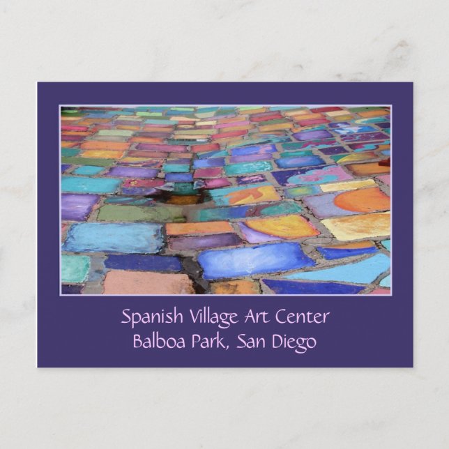 Carte Postale Centre d'Art du Village espagnol, Balboa Park, San (Devant)