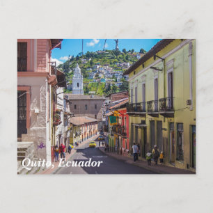 Carte Postale Centre historique de Quito, Equateur