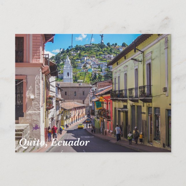 Carte Postale Centre historique de Quito, Equateur (Devant)