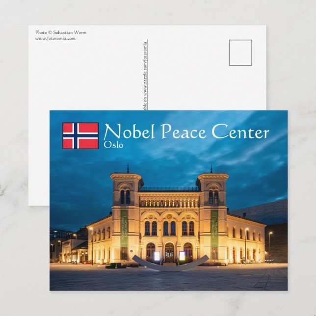 Carte Postale Centre Nobel pour la paix (Devant / Derrière)