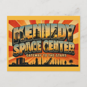 Carte Postale Centre spatial Kennedy Floride, porte vers les éto