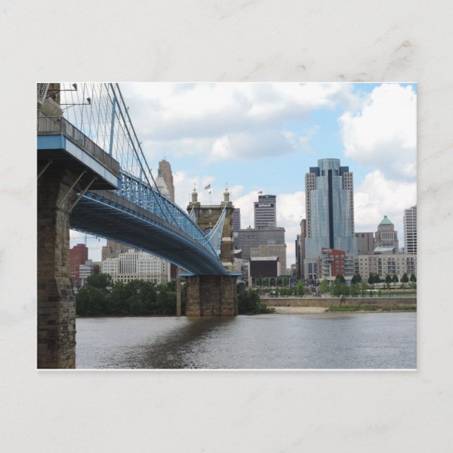 Carte Postale Centre-ville Cincinnati (Devant)