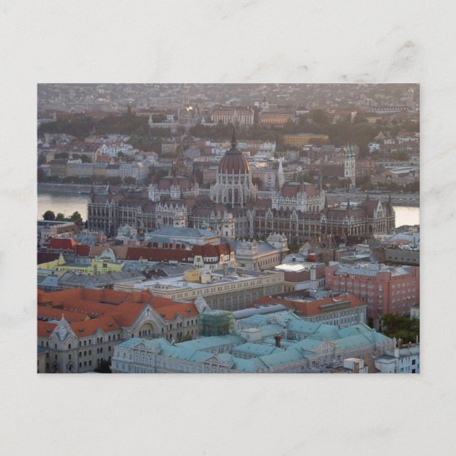 Carte Postale Centre-ville de Budapest (Devant)