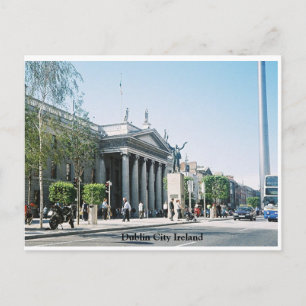 Carte Postale Centre-ville de Dublin, GPO & Millennium Spire