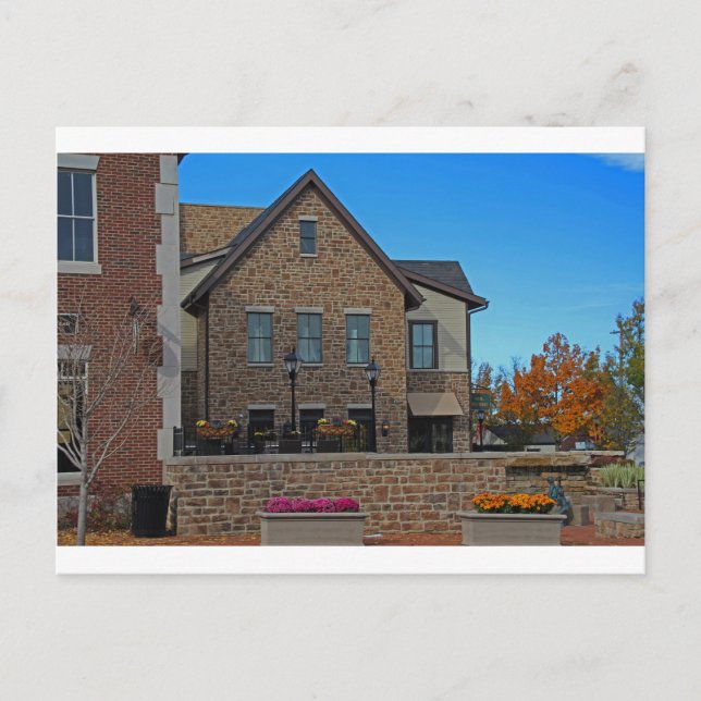 Carte Postale Centre-ville de Dublin Ohio IV (Devant)