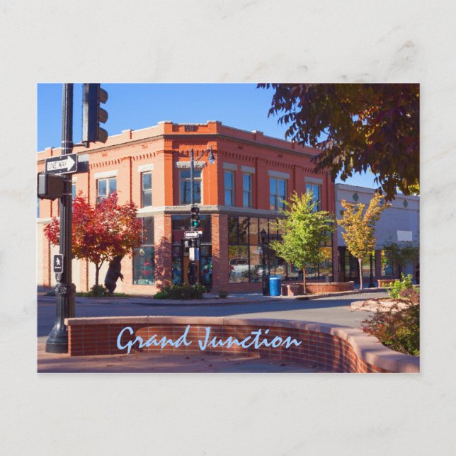 Carte Postale Centre-ville de Grand Junction (Devant)