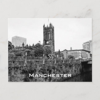 Carte Postale Centre-ville de Manchester et Cathédrale