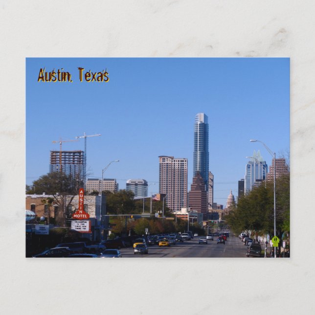 Carte Postale Centre-ville de South Congress (Devant)
