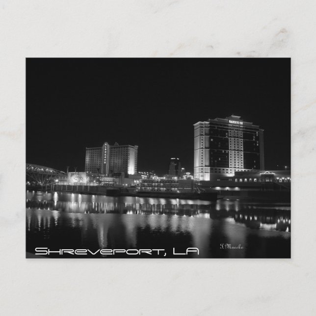 Carte Postale Centre-ville Shreveport, LA, Shreveport, LA (Devant)