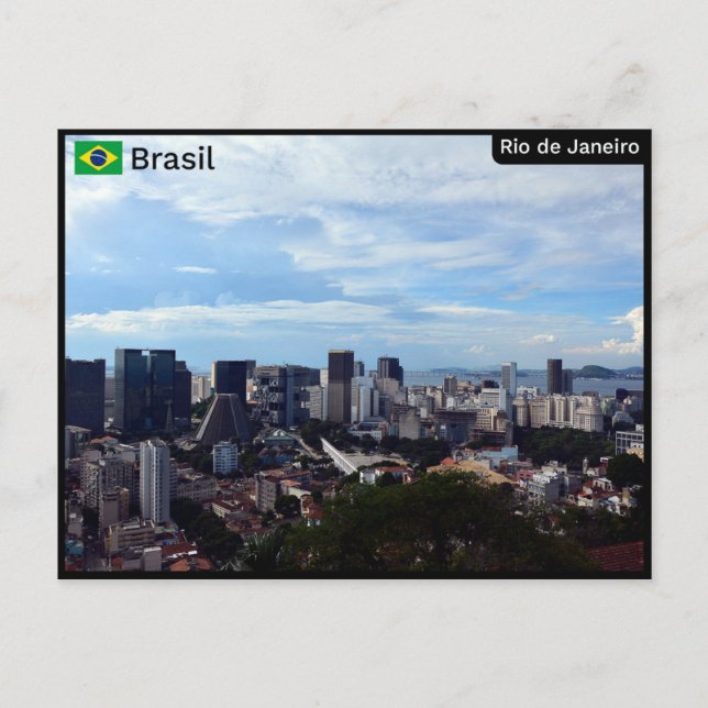 Carte Postale Centro, Rio de Janeiro - Brésil (Devant)