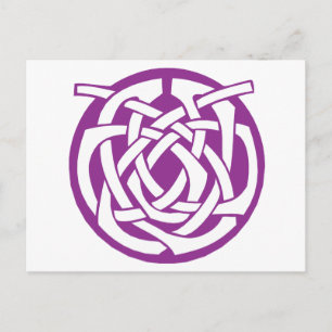 Carte Postale Cercle celtique pourpre