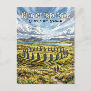 Carte Postale Cercle de Brodgar Écosse