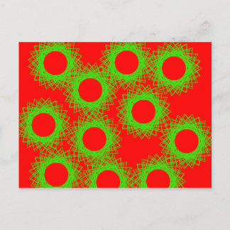 Carte Postale cercle de chance aux baies rouges