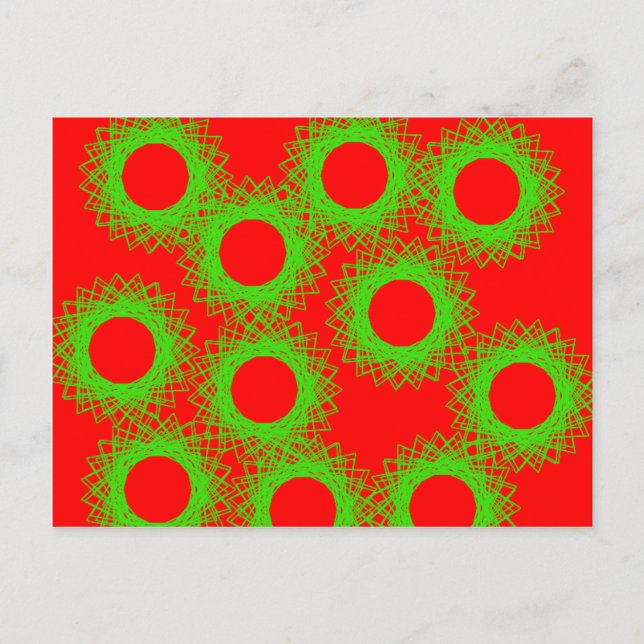 Carte Postale cercle de chance aux baies rouges (Devant)
