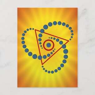 Carte Postale cercle de cultures VI