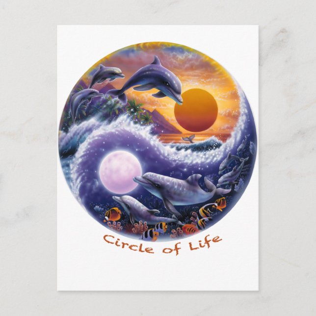 Carte Postale Cercle de vie (Devant)