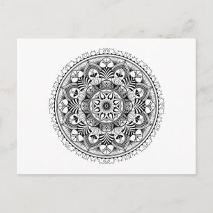 Carte Postale Cercle Mandala
