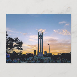 Carte Postale Cercle mémorial de Quezon Sunset Sky Park à QC Foi