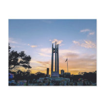Cercle mémorial de Quezon Sunset Sky Park à QC Foi