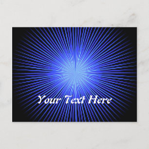 Carte Postale Cercles d'Esprit Bleu