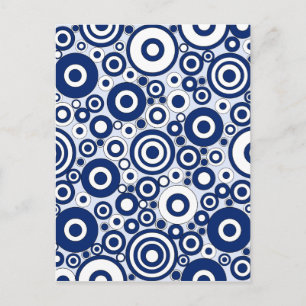 Carte Postale Cercles et points de la Marine