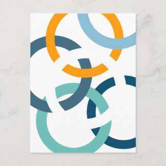 Carte Postale Cercles liés