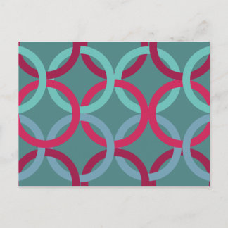 Carte Postale Cercles liés 2