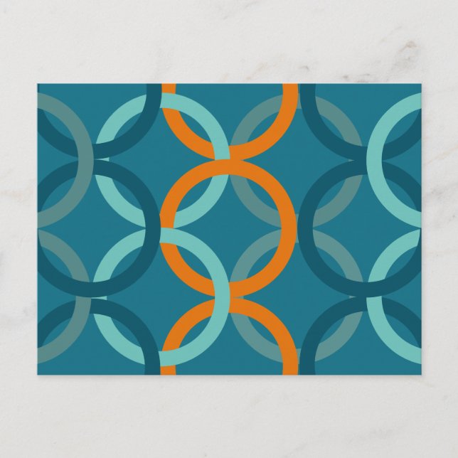 Carte Postale Cercles liés 2 (Devant)