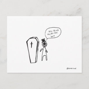 carte postale cercueil