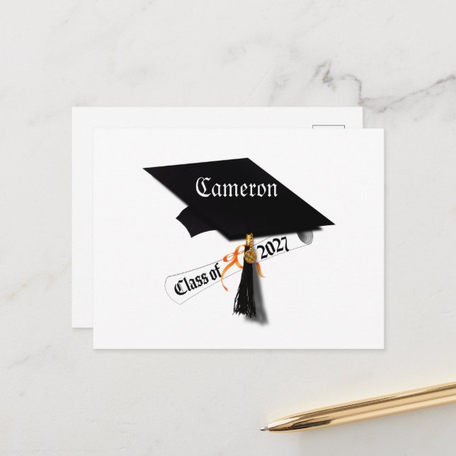 Carte Postale Cérémonie de remise des diplômes de la promotion 2 (Devant/Arrière en situation)