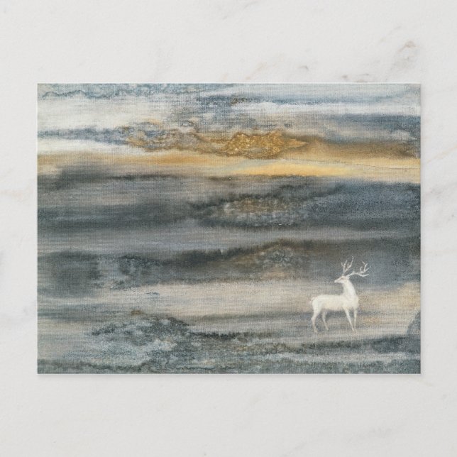Carte Postale Cerfs communs (Devant)